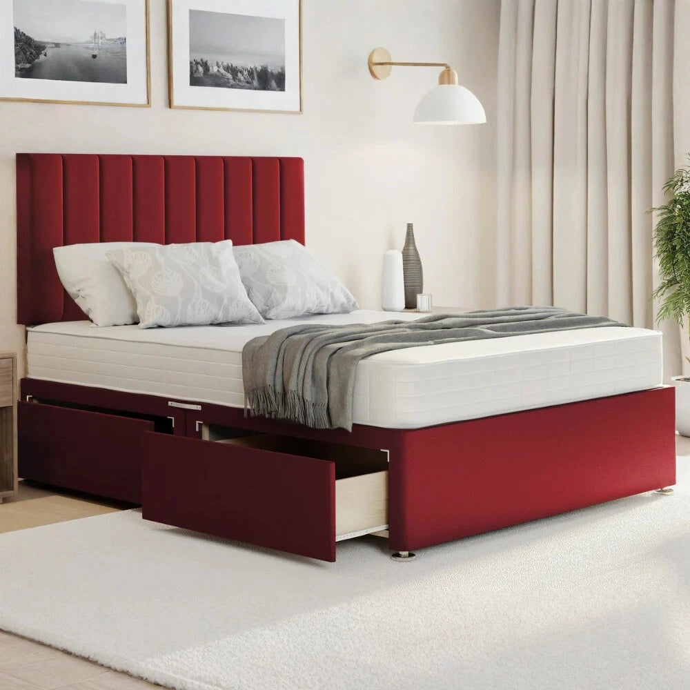 Worcestershire Divan Bed With Headboard