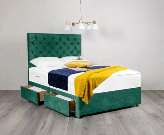 Hampton Divan Bed With Headboard